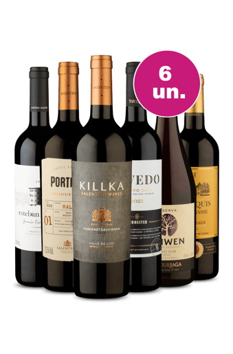 Kit 6 - Tintos Espetaculares - Exclusivo We