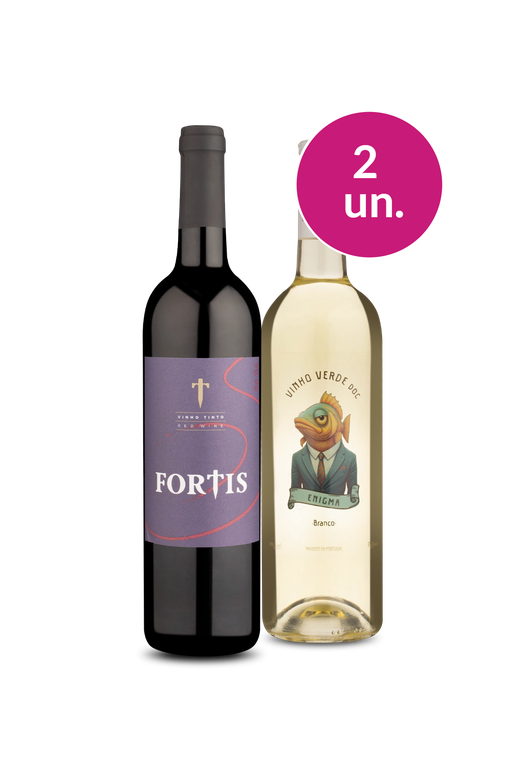 Kit 2 - Fortis Tinto + Vinho Verde Enigma - Exclusivo We