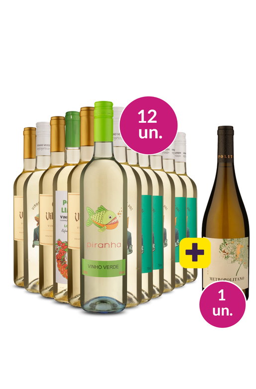 Kit 13 - Só Vinho Verde + Metropolitano Grátis