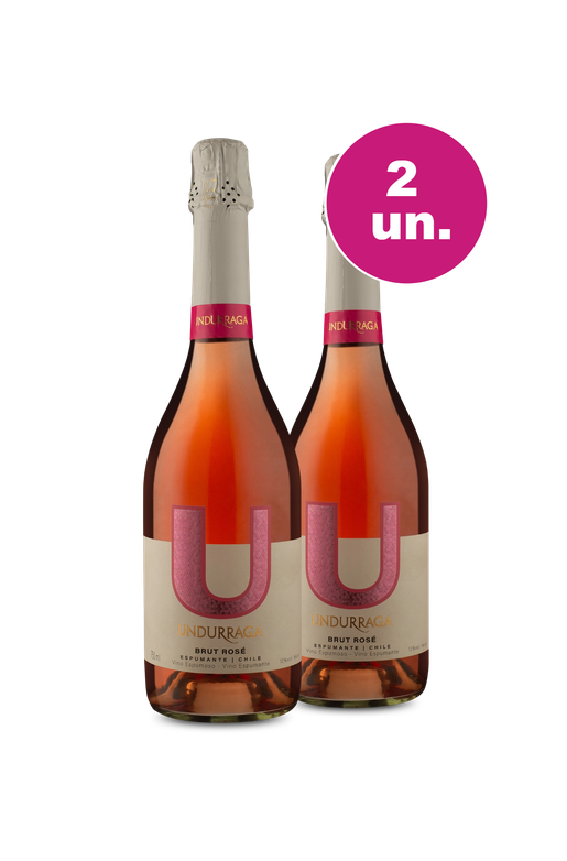 Kit 2 - Espumante U By Undurraga Rosé - Spoiler Black Friday
