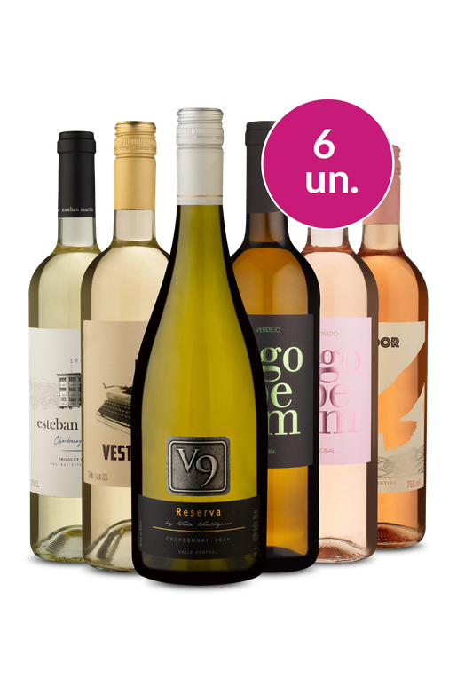 Kit 6 - Brancos e Rosés Elite - Exclusivo We