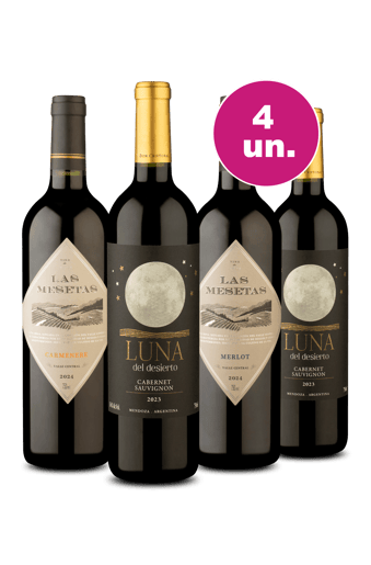 Kit 4 - Sensacionais por R$29,90 por Garrafa