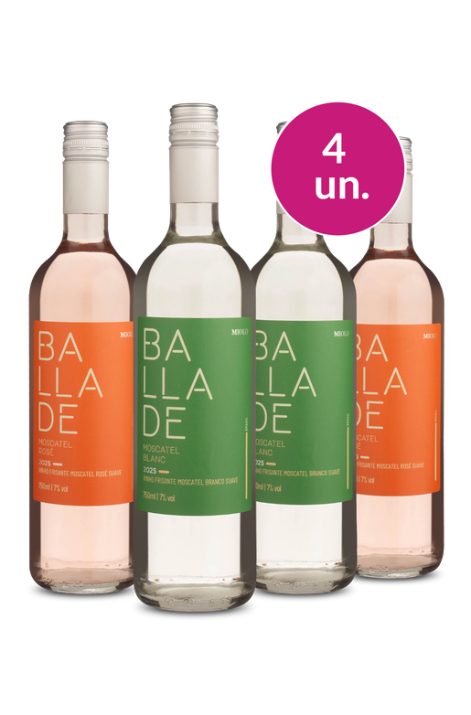 Kit 4 - Frisante Ballade Branco e Rosé - Exclusivo We