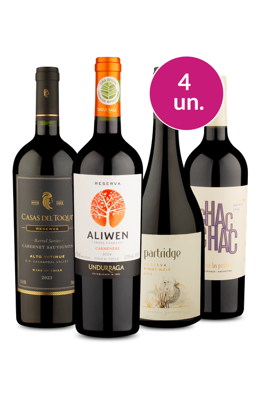 Kit 4 - Degustação de Uvas - Oferta Absurda