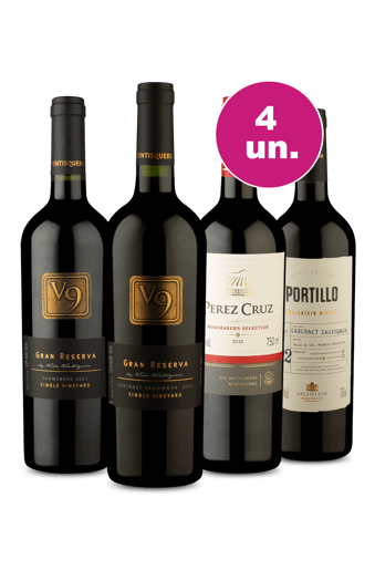 Kit 4 - Renomados Tintos - Oferta Insana