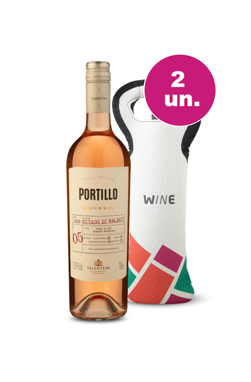 Kit Especial de Verão - Portillo Malbec Rosé + Bolsa Térmica