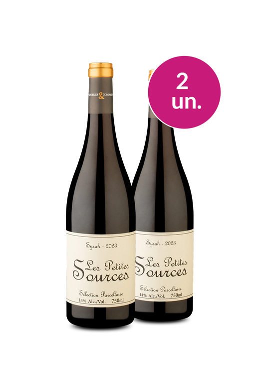 Kit 2 - Les Petites Sources Vin De France Syrah 2023 - Exclusivo We