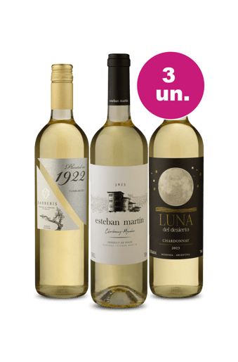 Kit 3 - Vinhos Brancos por R$99