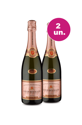 Kit 2 - Espumante Louis Bouillot Rosé Brut - Oferta Insana IZ
