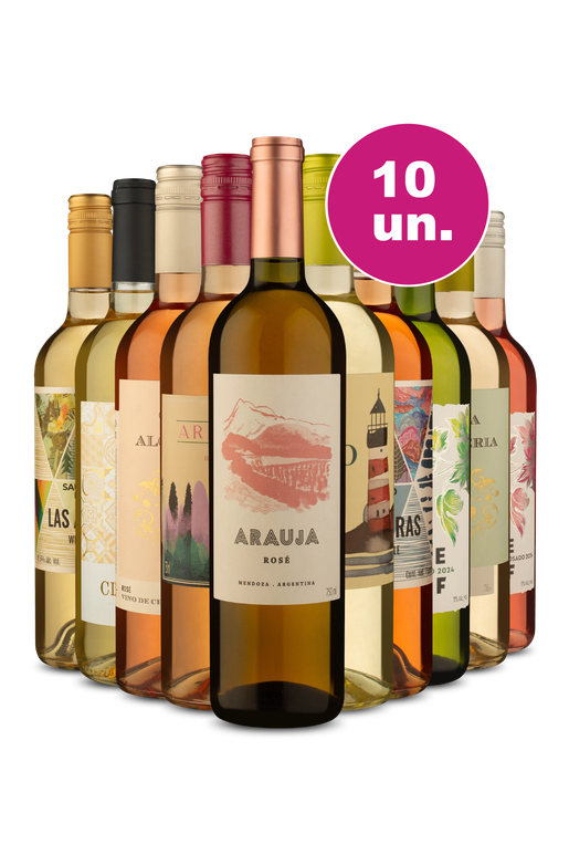 Kit 10 - Refrescantes Destaques da Black Wine - R$23,90 por Garrafa