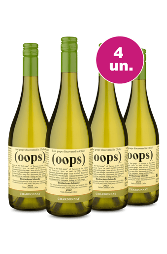 Kit 4 - (Oops) Chardonnay - Oferta Insana Exclusiva We Wine