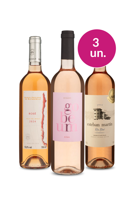 Kit 3 - Rosés por R$ 99 - Exclusivo We