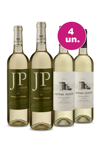 Kit 4 - JP Azeitão Branco e  Esteban Martín Branco