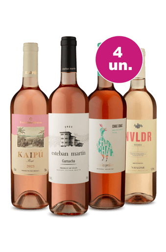 Kit 4 - Rosés de Origem - Oferta Flash