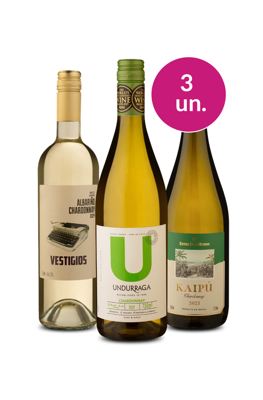 Kit 3 - Chardonnays por R$ 99 - Exclusivo We