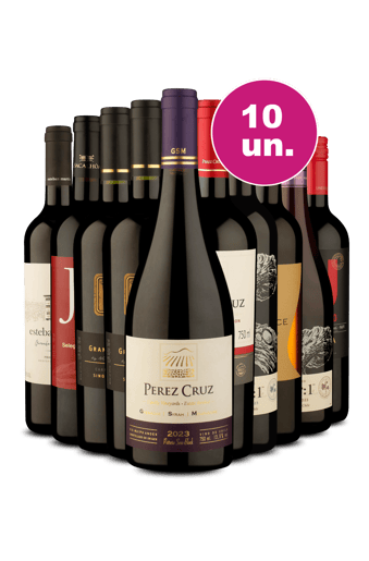Kit 10 - Tintos Espetaculares por R$49,90 por Garrafa - Oferta Absurda