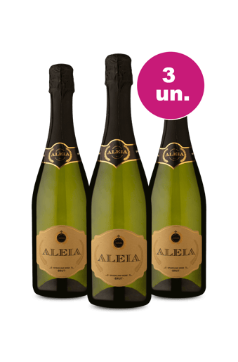 Kit 3 - Espumante Aleia Brut por R$99 - Oferta Insana IZ