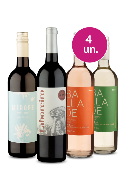Kit 4 - Suaves Imperdíveis por R$100 - Oferta Absurda Imposto Zero