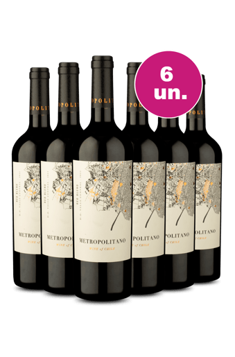 Kit 6 - Metropolitano Red Blend - Exclusivo We