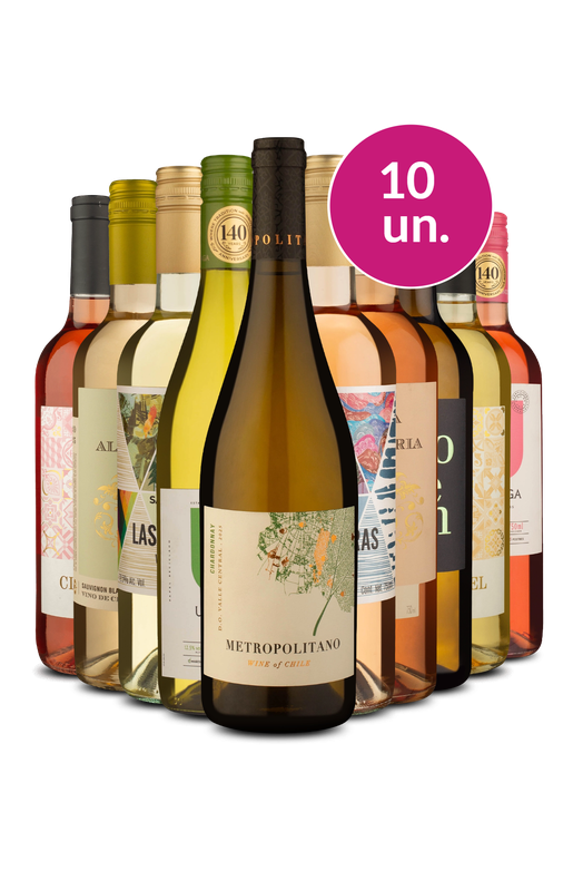Kit 10 - Brancos e Rosés - Exclusivo We