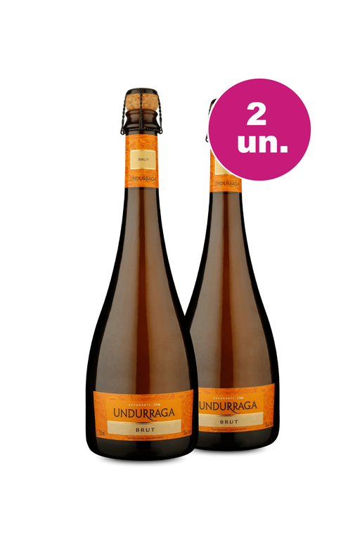 Kit 2 - Undurraga Brut - Oferta Absurda Black Wine