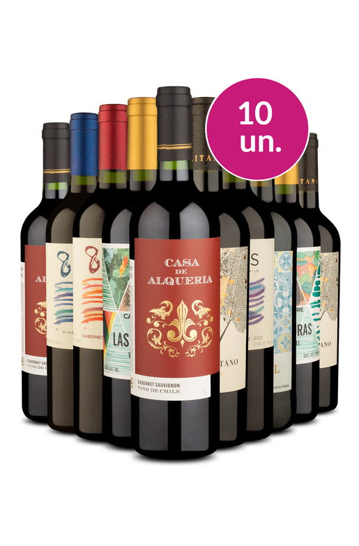 Kit 10 - Tintos no Precinho - Exclusivo We