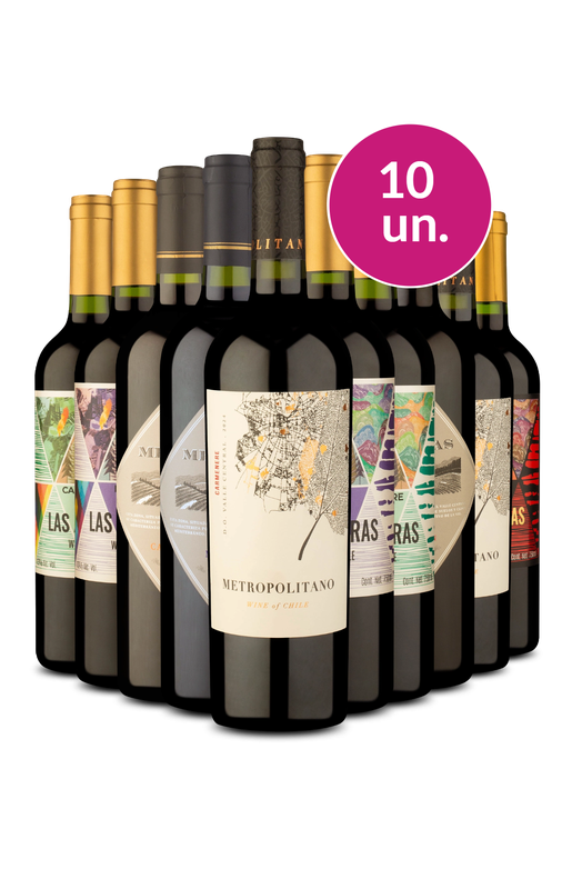 Kit 10 - Tintos por 25 a garrafa - Exclusivo We