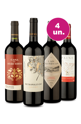 Kit 4 - Chilenos Cabernet Sauvignon