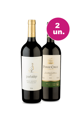 Kit 2 - Partridge Gran Reserva e Pérez Cruz Limited Edition - Oferta Insana