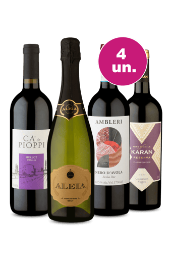 Kit 4 - Imperdíveis por R$34,90 Por Garrafa