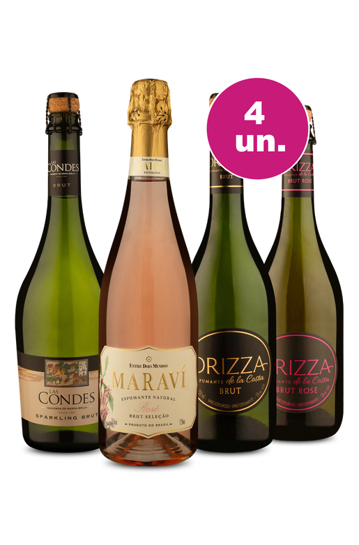 Kit 4 - Espumante Na Taça - Spoiler Black Wine