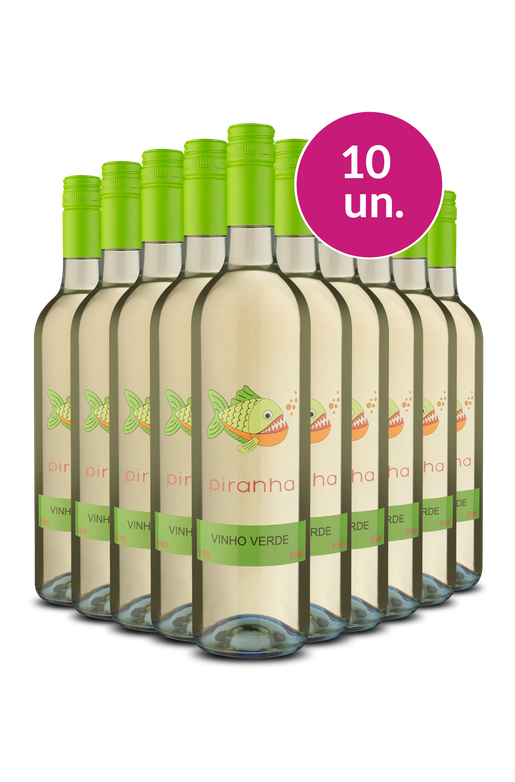 Kit 10 - Piranha D.O.C. Vinho Verde 2024 - Exclusivo We