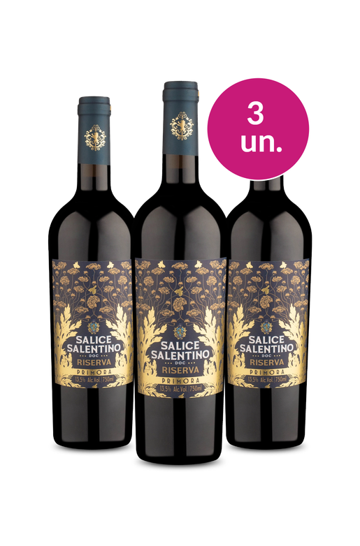 Kit 3 - Primora Salice Salentino D.O.C  - Exclusivo We