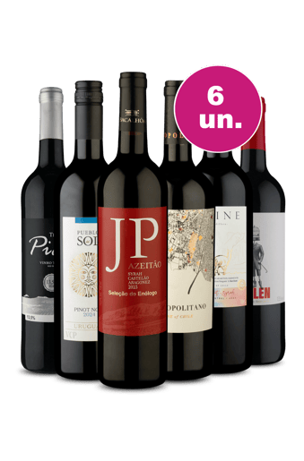 Kit 6 - Tintos Incríveis - Oferta Insana
