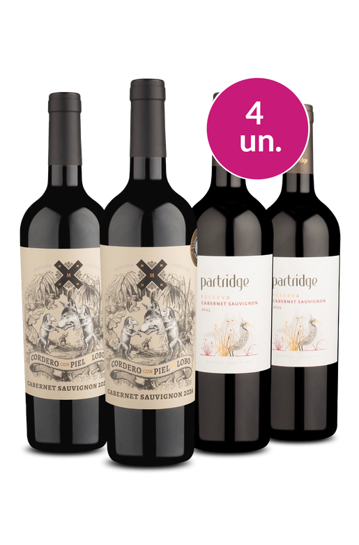 Kit 4 - Cordero Con Piel de Lobo e Partridge Reserva - Oferta Absurda