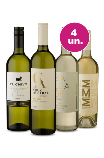 Kit 4 - Vinhos Brancos Campeões