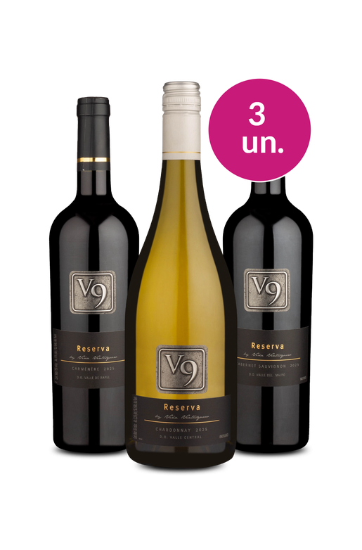 Kit 3 - Degustação V9 - Exclusivo We