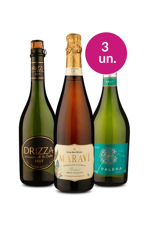 Kit 3  - Espumantes por R$44 por Garrafa - Oferta Absurda