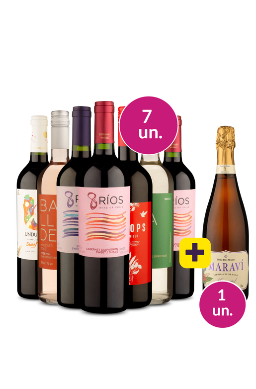 Kit 7 - Suaves + Maraví Moscatel Grátis - Oferta Absurda