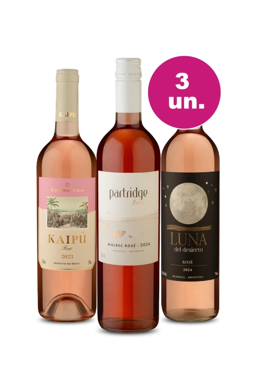 Kit 3 - Rosés por R$99 - Oferta Absurda