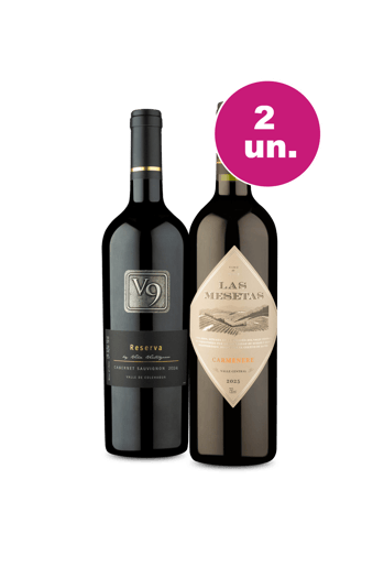 Kit 2 - Tradição Chilena com V9 e Las Mesetas - Oferta Absurda
