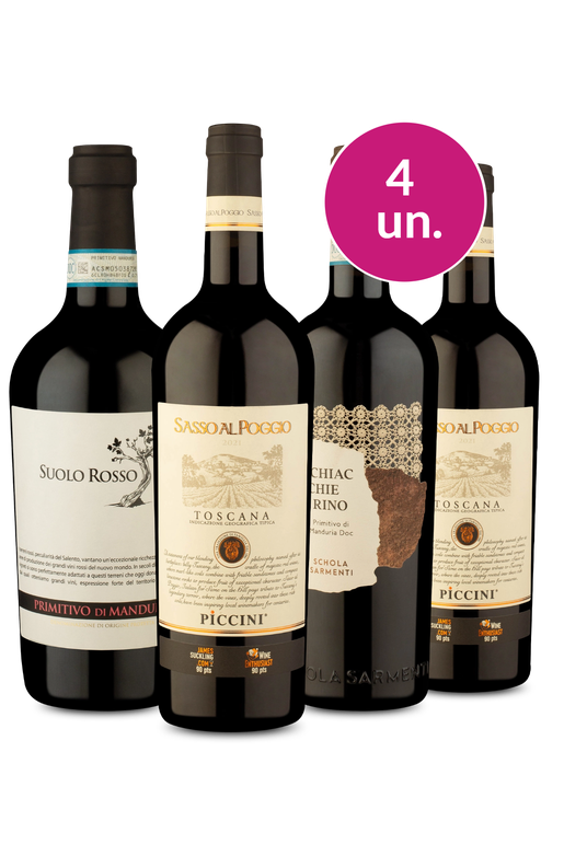 Kit 4 - Super Italianos - Exclusivo We