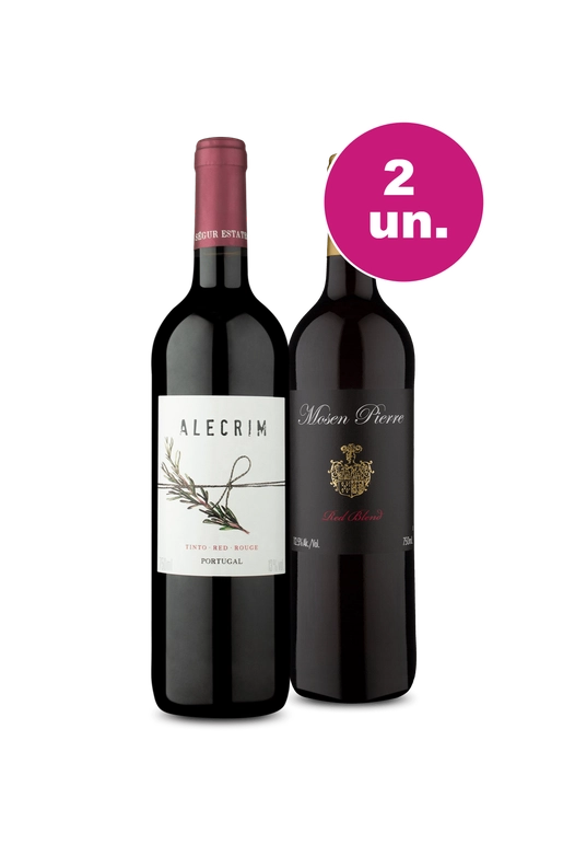 Kit 2 - Encontro de Campeões: Alecrim Tinto e Mosen Pierre Red Blend