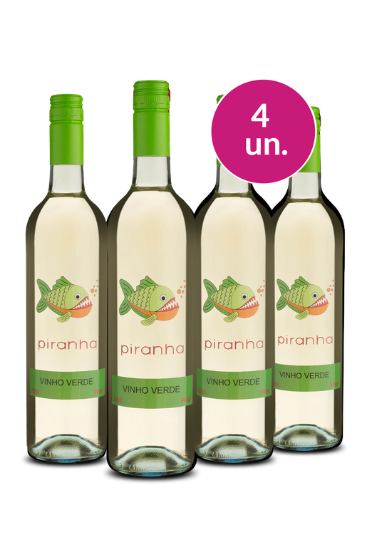 Kit 4 - Piranha Vinho Verde - Exclusivo We