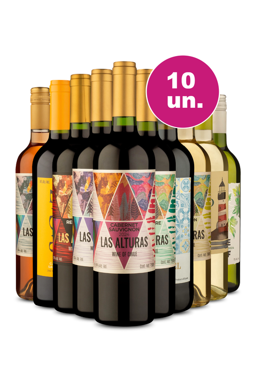 Kit 10 - Especial Novembro Wine - R$23,90 por Garrafa