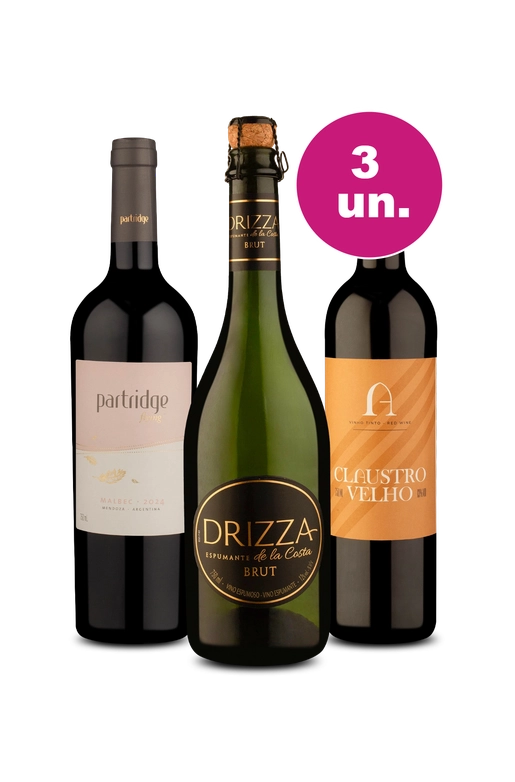 Kit 3 - Vinhos pra Semana por R$99