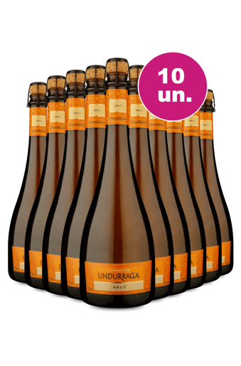 Kit 10 - Espumante Undurraga Brut - Exclusivo WE