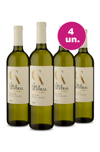 Kit 4 - Vinho Branco Argentino - Oferta Flash