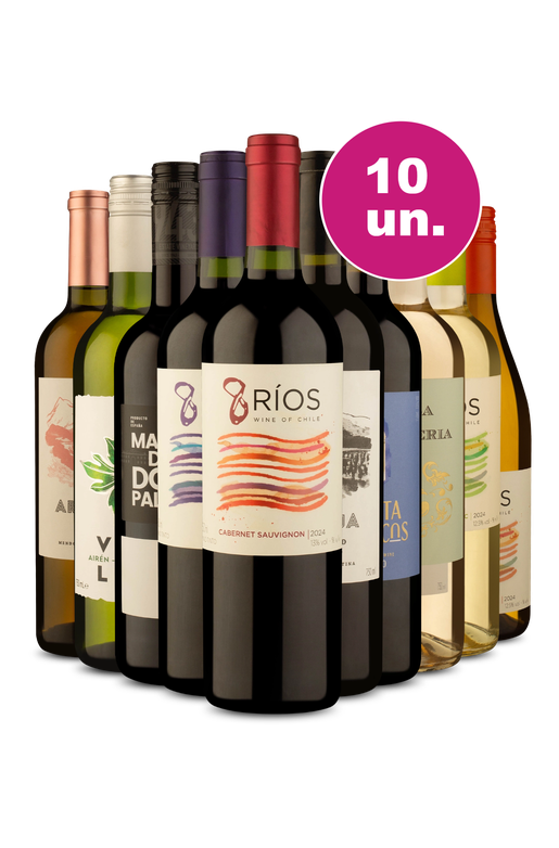 Kit 10 - Black Wine - R$21,90 por Garrafa