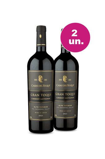 Kit 2 - Casas Del Toqui Gran Toqui Cabernet Sauvignon - Oferta Insana